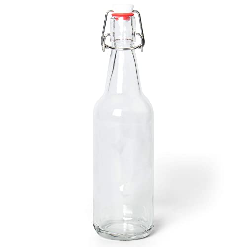 16oz Glass Bottles with Swing Top