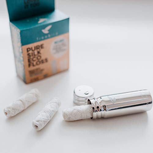 100% Silk Dental Floss (Plastic-free)
