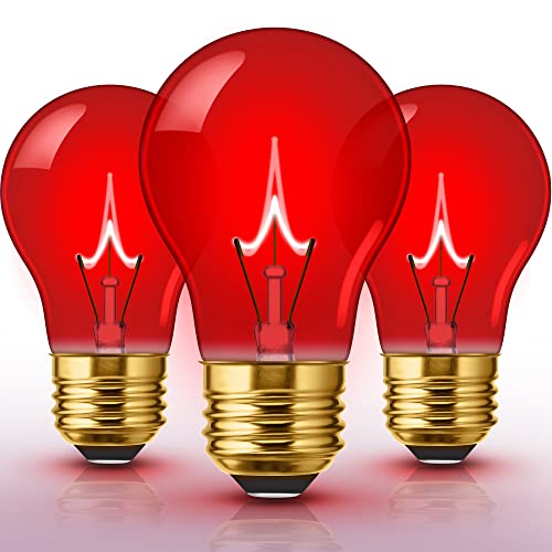 Incandescent Red Light Bulbs | 40 Watts
