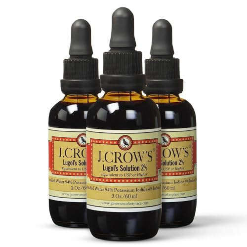 J.Crows Iodine (3 Bottles)