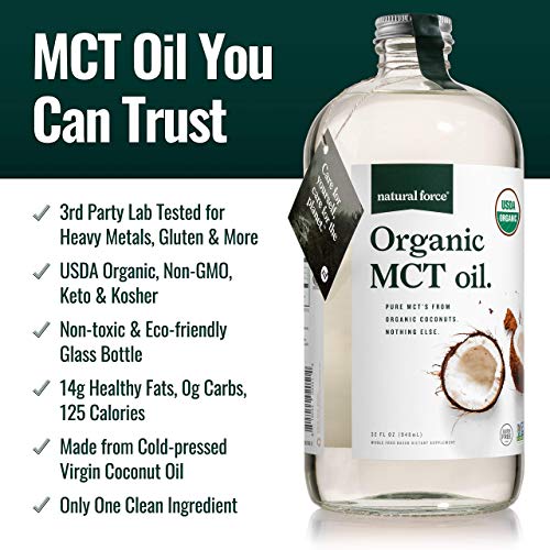 Organic MCT Oil (in Glass bottle)